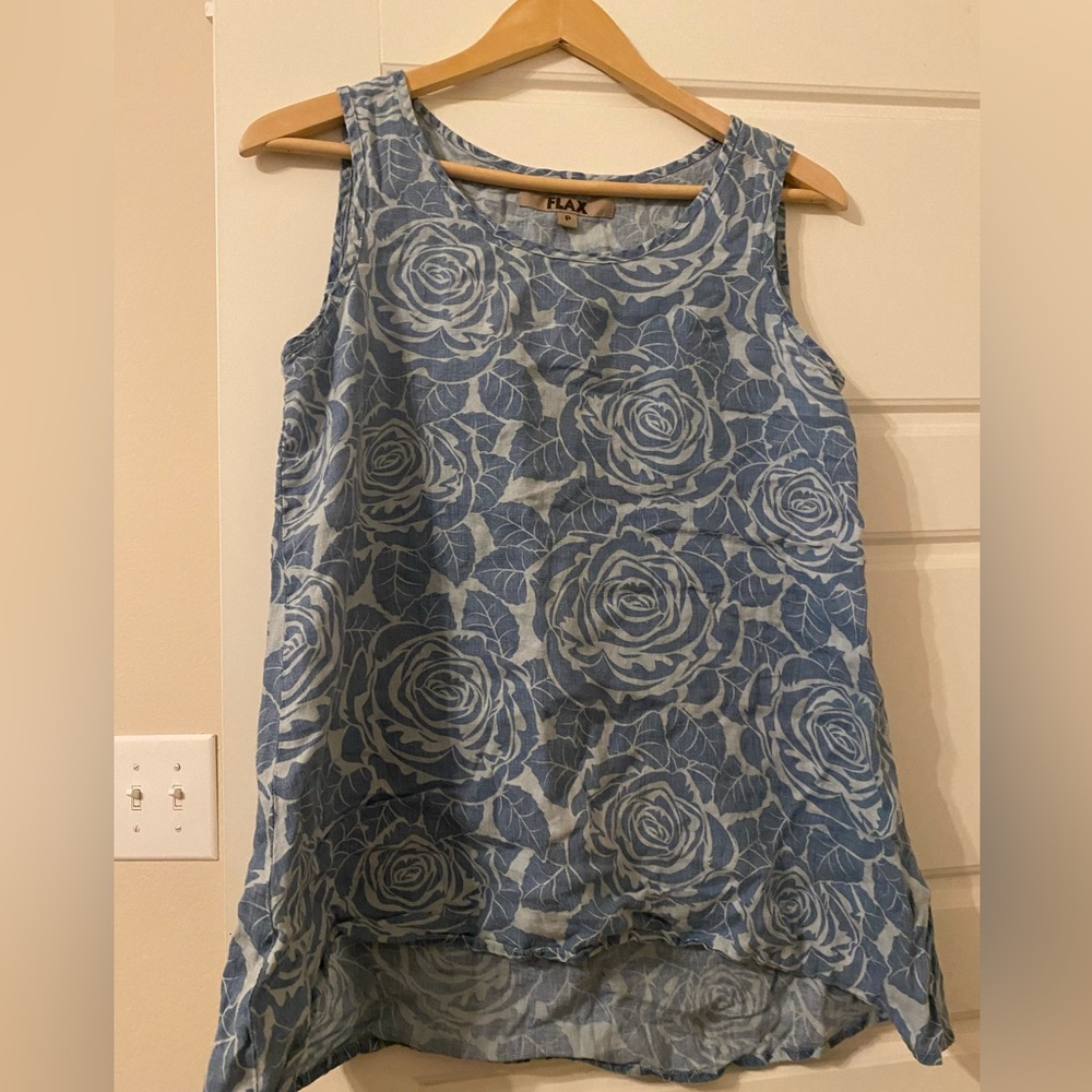 Flax linen top Size P